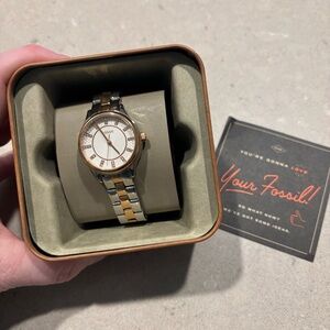 Fossil Watch - Women’s - Silver & Rose Gold